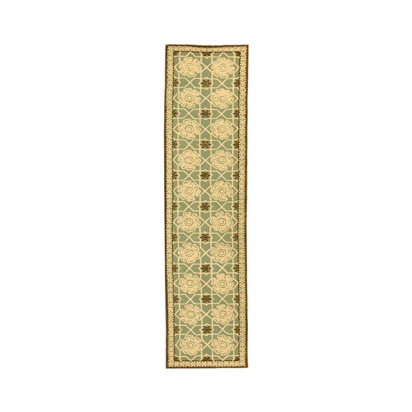 Safavieh 4& x 4& Round Newport NPT423 Teal, Ivory Rug