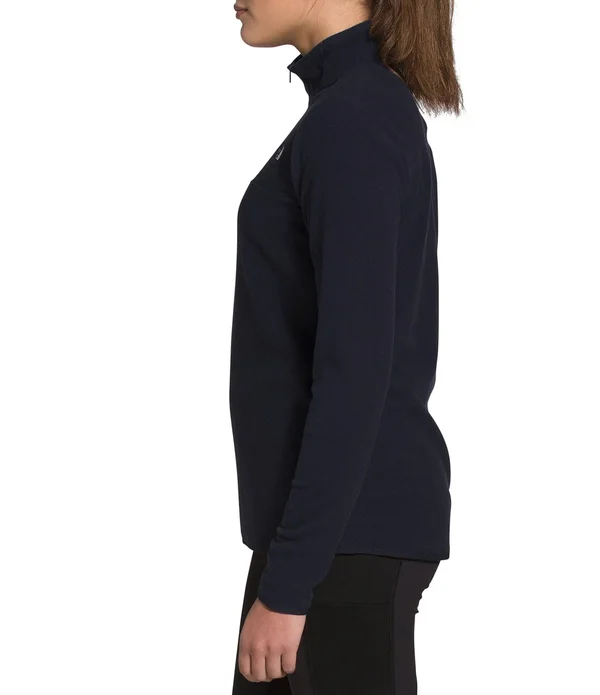 The North Face Women's TKA Glacier 1/4 Zip Pullover - XXL, Marron Purple