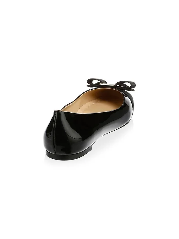 Salvatore Ferragamo Varina Patent Ballet Flats, New Blush