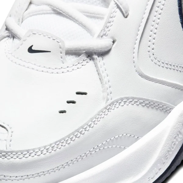 Nike Air Monarch IV Men's Training Shoes - White/Navy/Silver