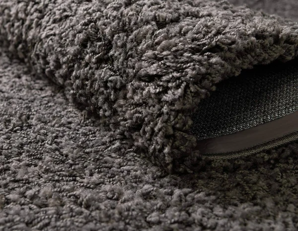 Solid Shag Rug 5x8 - Graphite Gray