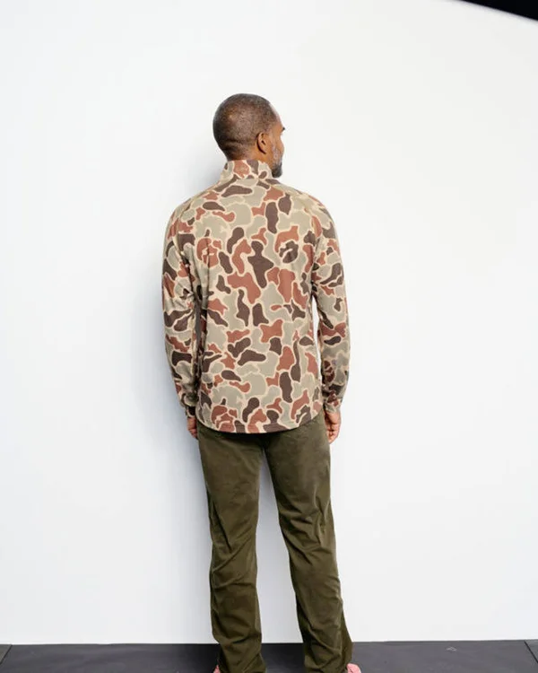Drirelease Camo 1/4 Zip L