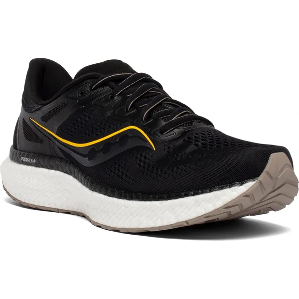 Saucony Men's Hurricane 23 Black - Vizigold, 11, 2E