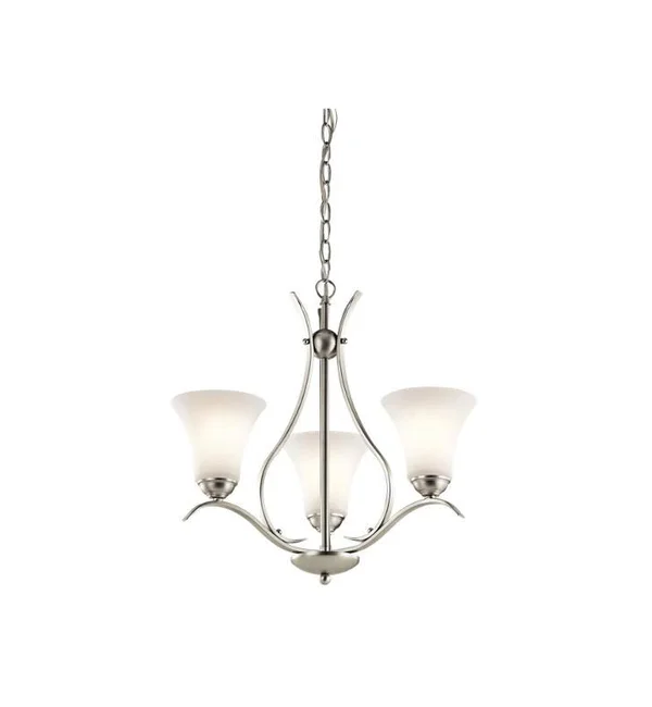 Kichler 43503OZ Keiran 3 Light Chandelier Olde Bronze
