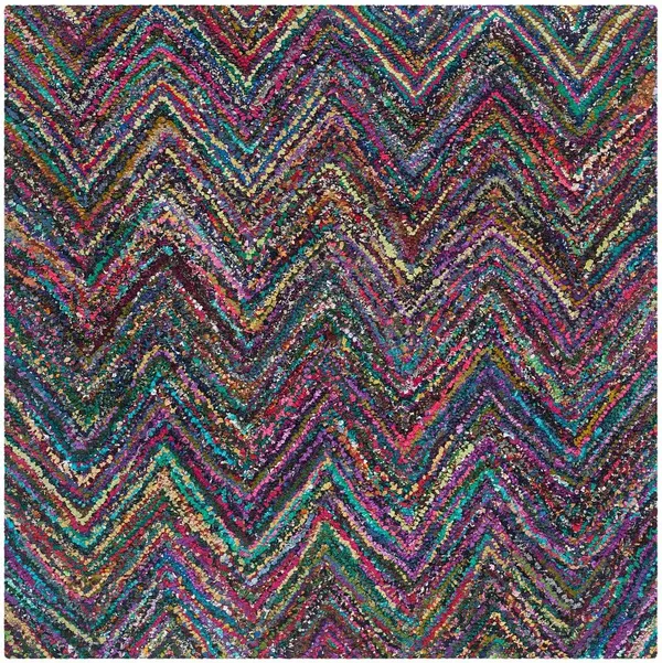 Safavieh Nantucket NAN141C 2&6x22 x 4&0x22 Blue - Multi Area Rug