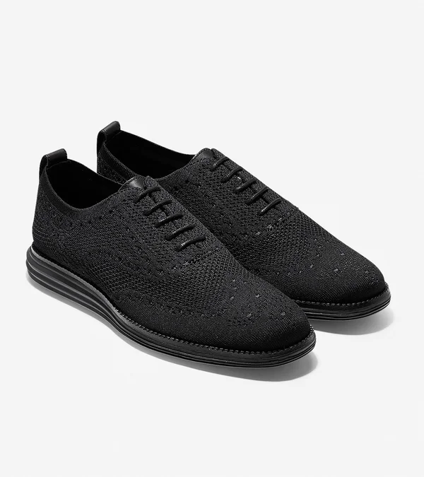 Cole Haan Original Grand Stitchlite Wingtip Oxford - Men's - Black