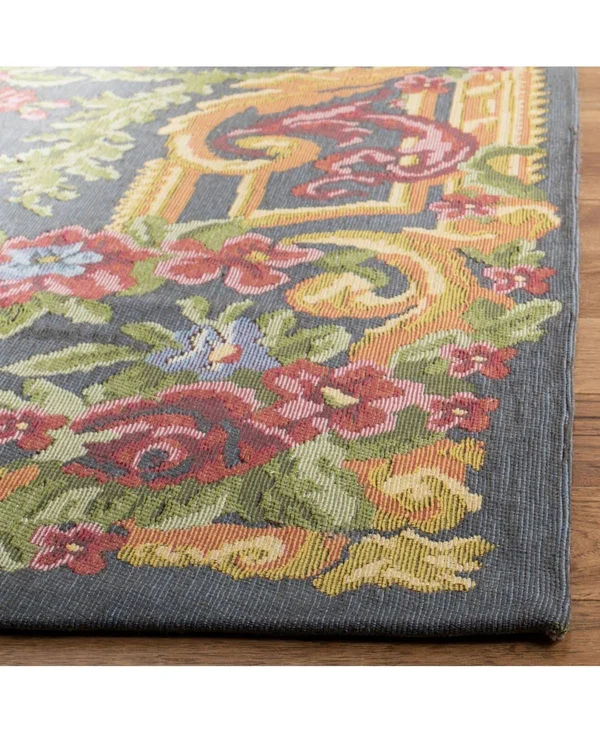 Safavieh 5& x 8& Clv-Classic Vintage CLV112F Grey - Rose Rug