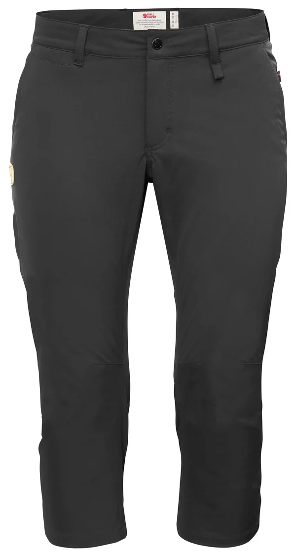 Fjallraven Abisko Capri Trousers W - Dark Grey - Shorts 40