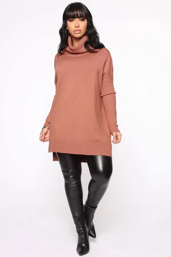 Womens Meeting The in Laws Sweater in Rust Size Medium/Large by Fashion Nova