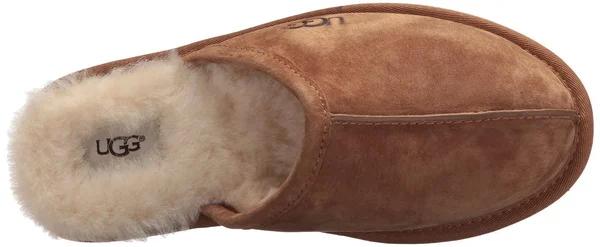 UGG Men's Scuff Slipper Suede In Chestnut - Size 10M