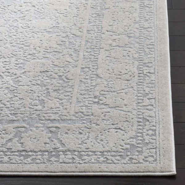 Safavieh Reflection RFT663C 6&7x22 x 6&7x22 Square Light Grey - Cream Area Rug