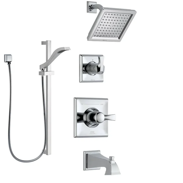 Delta Dryden Collection Chrome Finish Custom Tub and Shower System SS1445126
