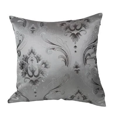 Kylee Luxurious Vintage Throw Pillow House of Hampton Color: Silver