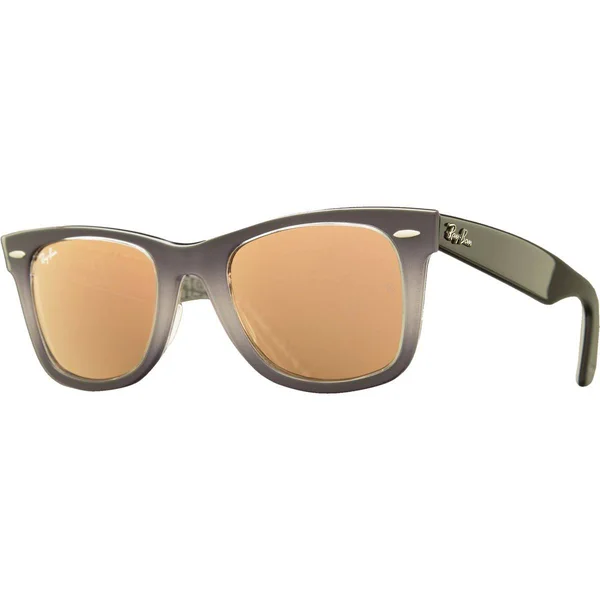 Ray-Ban Original Wayfarer Sunglasses - Top Grey On Grey Frame/Mirror Brown Lens
