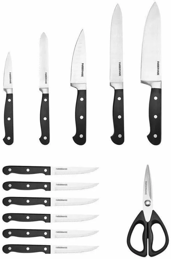 Farberware Edgekeeper Pro 13-Piece Self-Sharpening Knife Block Set