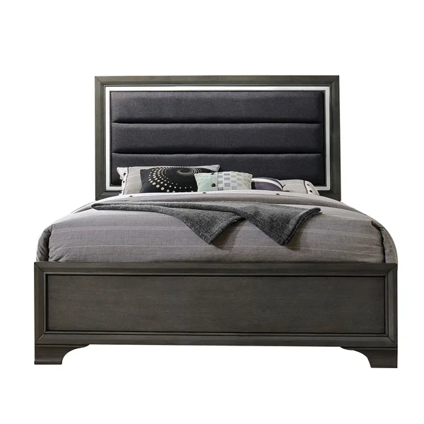 Acme Furniture Carine II Gray Queen Bed