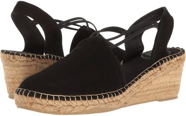 Toni Pons Tremp (Black Suede) Women's Shoes