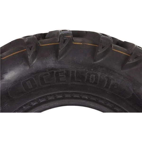 Ocelot 6-Ply Deep Bearclaw Style Zilla V-Tread SXS ATV - UTV Tire 25x8-12 P377, Size: 25 x 8 - 12