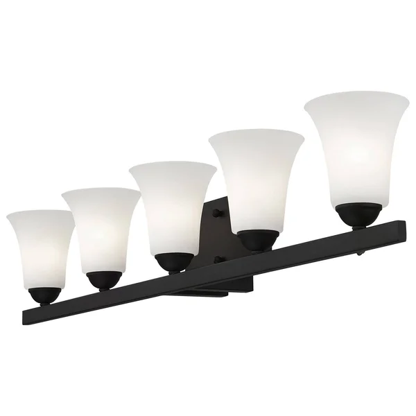 Livex Lighting 6485-04 Ridgedale 5-Light Bath Vanity - Black