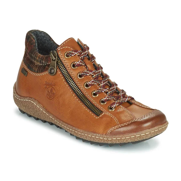 Rieker L7516-24 Tan 37 EU Womens Ankle Boots