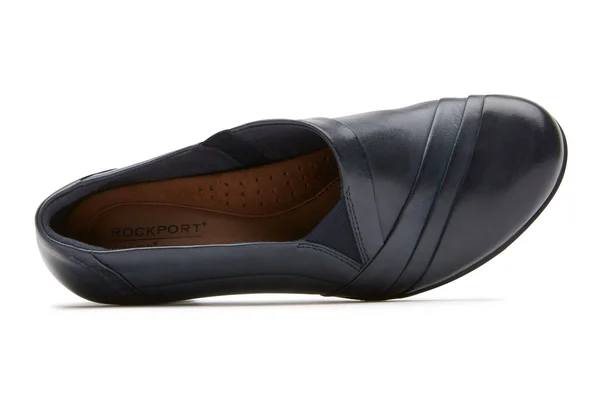 Rockport Women's Cobb Hill Abbott Slip On, Size: 9.5, Navy Leather