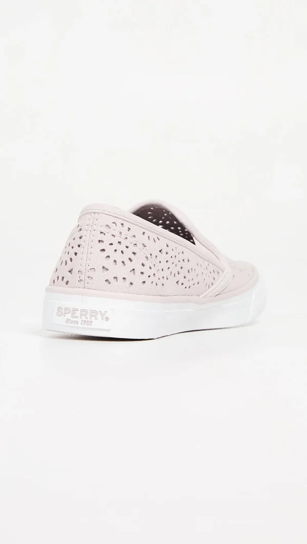 Sperry Seaside Perf (Lilac) Women's Slip on Shoes
