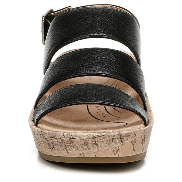 LifeStride Wynonna Wedge Sandal - Women's - Black