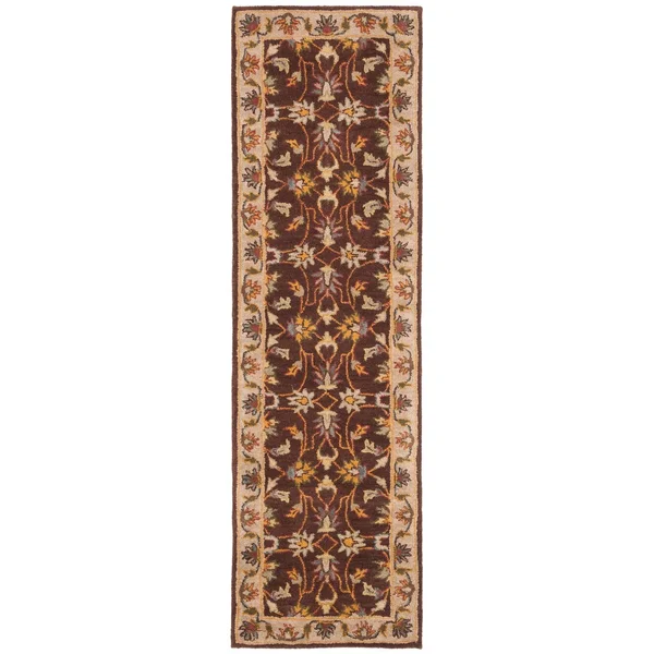 Safavieh Heritage Brown/Ivory Area Rug; Square 6&