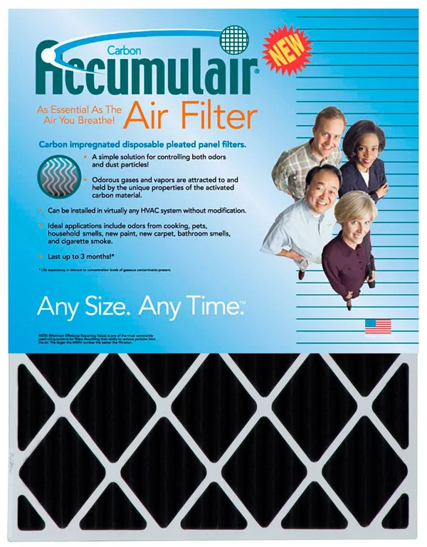 Accumulair Carbon Odor Block Filter - 25x32x4 (24.5 x 31.5 x 3.75)
