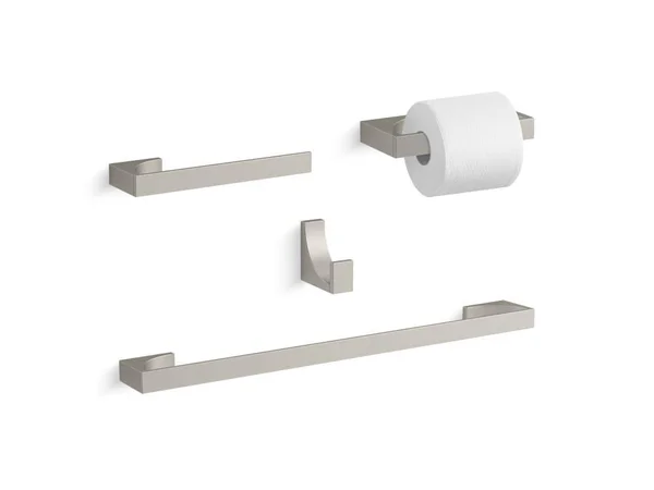 Kohler 26569-BN Minimal Robe Hook - Vibrant Brushed Nickel