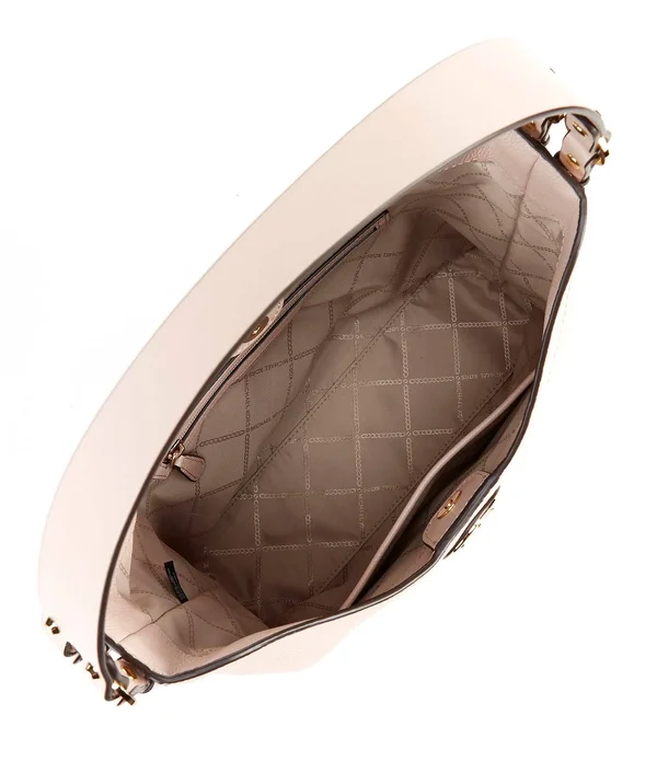 Michael Michael Kors Bowery Large Leather Hobo Shoulder Bag - Soft Pink