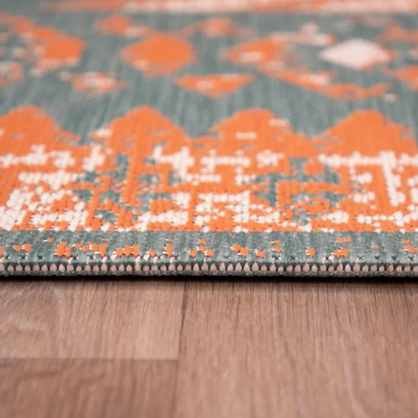 BALTA Rugs Augusto Modern Southwestern Indoor/Outdoor Area Rug - Dark Blue, 7&10x22 x 10&