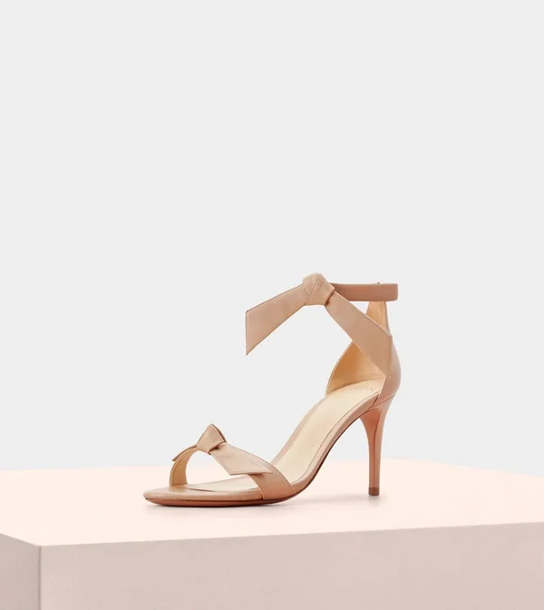 Alexandre Birman - Clarita 75 Leather Sandal, 10 US, Nude