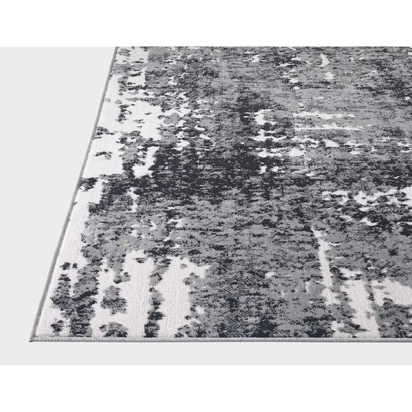 Gartinelli White and Grey Area Rug - 7&10x22x9&10x22