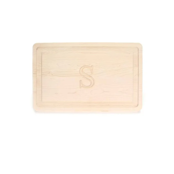 Bigwood Boards Rectangle Maple Carving Board S, Natural