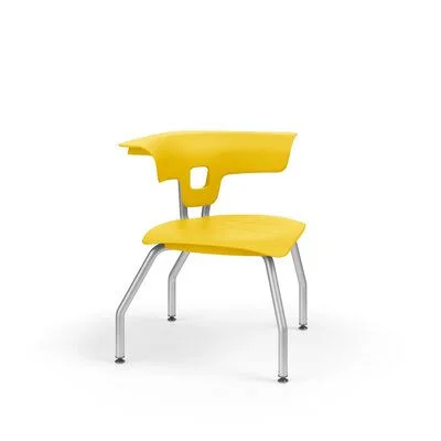 Ruckus Classroom Chair Ki Furniture Seat Color: Rubber Ducky, Seat Height: 15x22