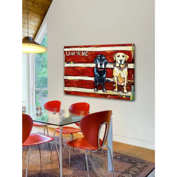 Marmont Hill Lean on Me by Tori Campisi Painting Print on Canvas