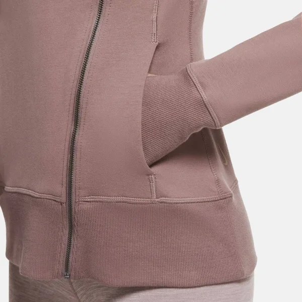Nike Yoga Women's Full-Zip Hoodie in Purple, Size: Medium, CU5321-298