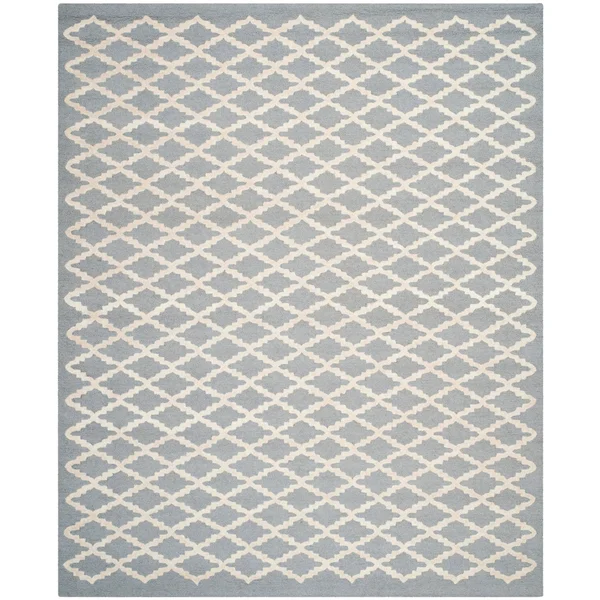 Safavieh Cambridge Light Blue & Ivory 6& x 6& Round Rug