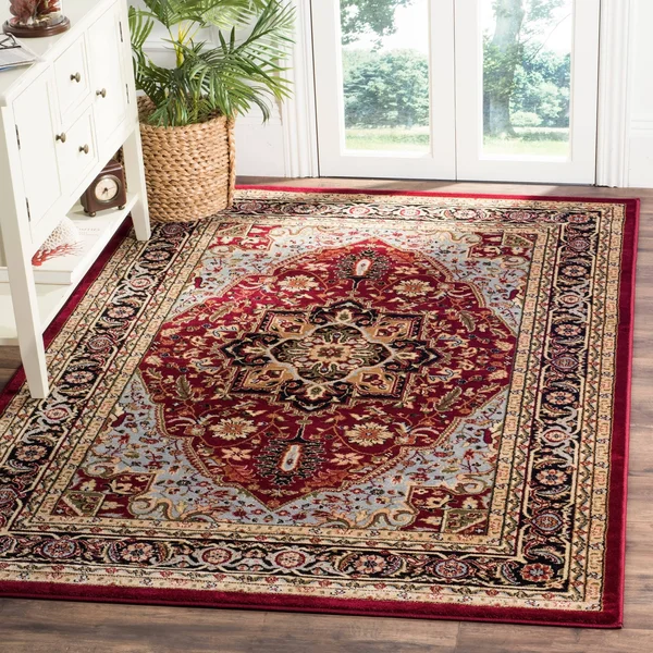 Safavieh Lyndhurst LNH330R 3&3x22 x 5&3x22 Ivory, Rust Area Rug