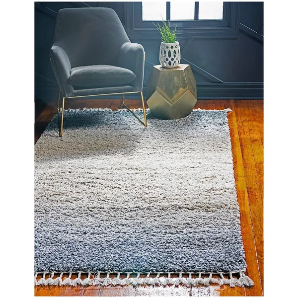 Unique Loom Hygge Shag Shag Area Rug Collection - Runner 2&7x22x8&2x22 3143987