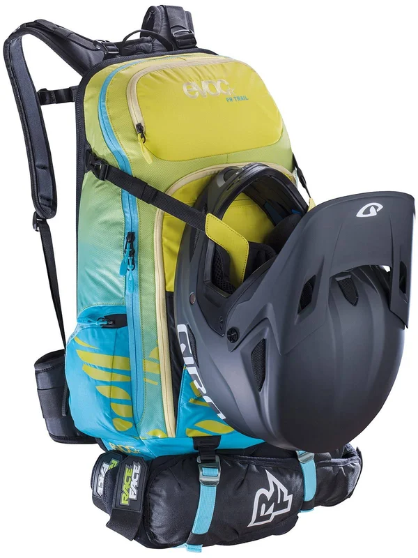 EVOC - FR Trail Women PROTECTOR, 20L, Backpack, Sulphur/Neon Blue, S