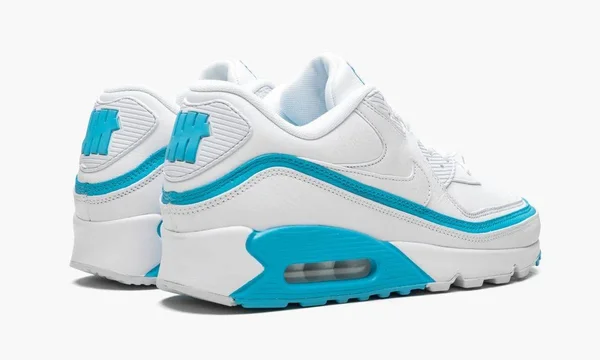 Nike Air Max 90, UNDFTD Undefeated - White/Blue Fury Shoes - Size 9