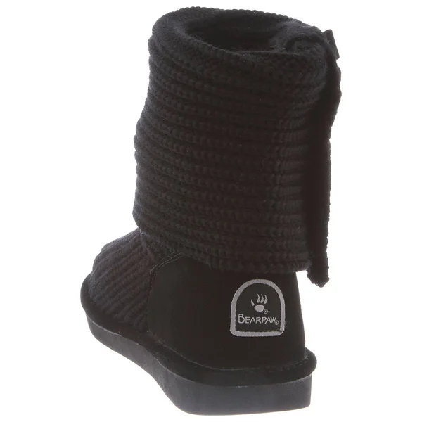 Bearpaw Women's Knit Tall Boot Gray 10