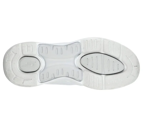 Skechers GOwalk Arch Fit - Motion Breeze White/Silver - Size 8.5