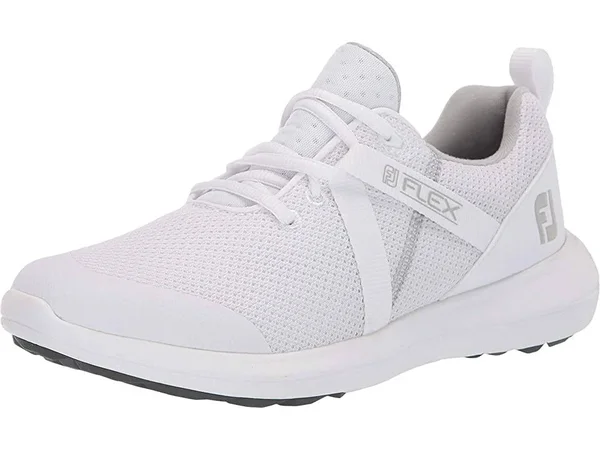 FootJoy Women's Flex Golf Shoes, Size: 6.5 Wide, White