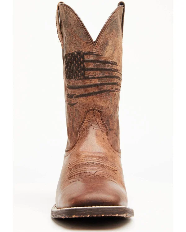 Ariat Men's Circuit Patriot Western Boots - Weathered Tan