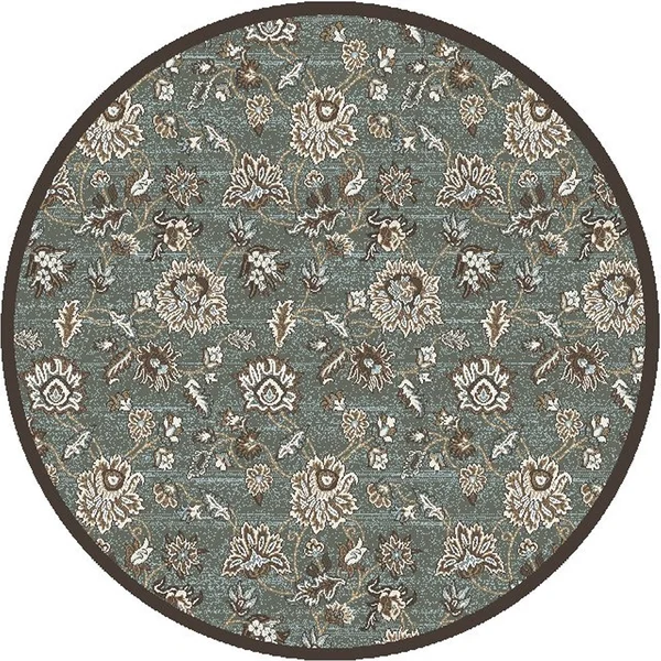 Admire Home Living Plaza Floral Area Rug - 5&3, Brown
