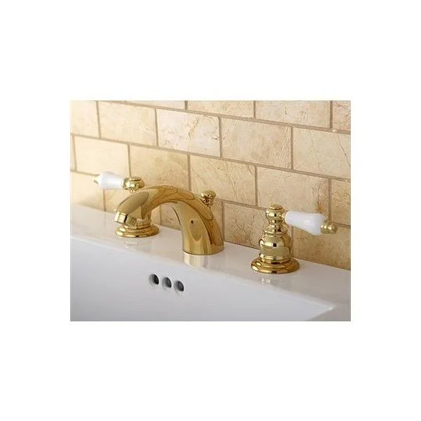 Kingston Brass KB948BL Mini-Widespread Bathroom Faucet - Brushed Nickel