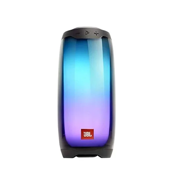 JBL Pulse 4 Ipx7 Waterproof Portable Bluetooth Speaker with 360 Color LED and GSport Deluxe Travel Case (Black)